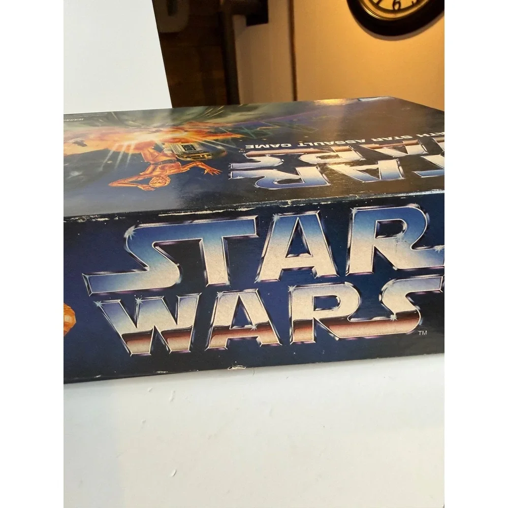 intage 1995 Star Wars Death Star Assault Game Parker Brothers Board Game